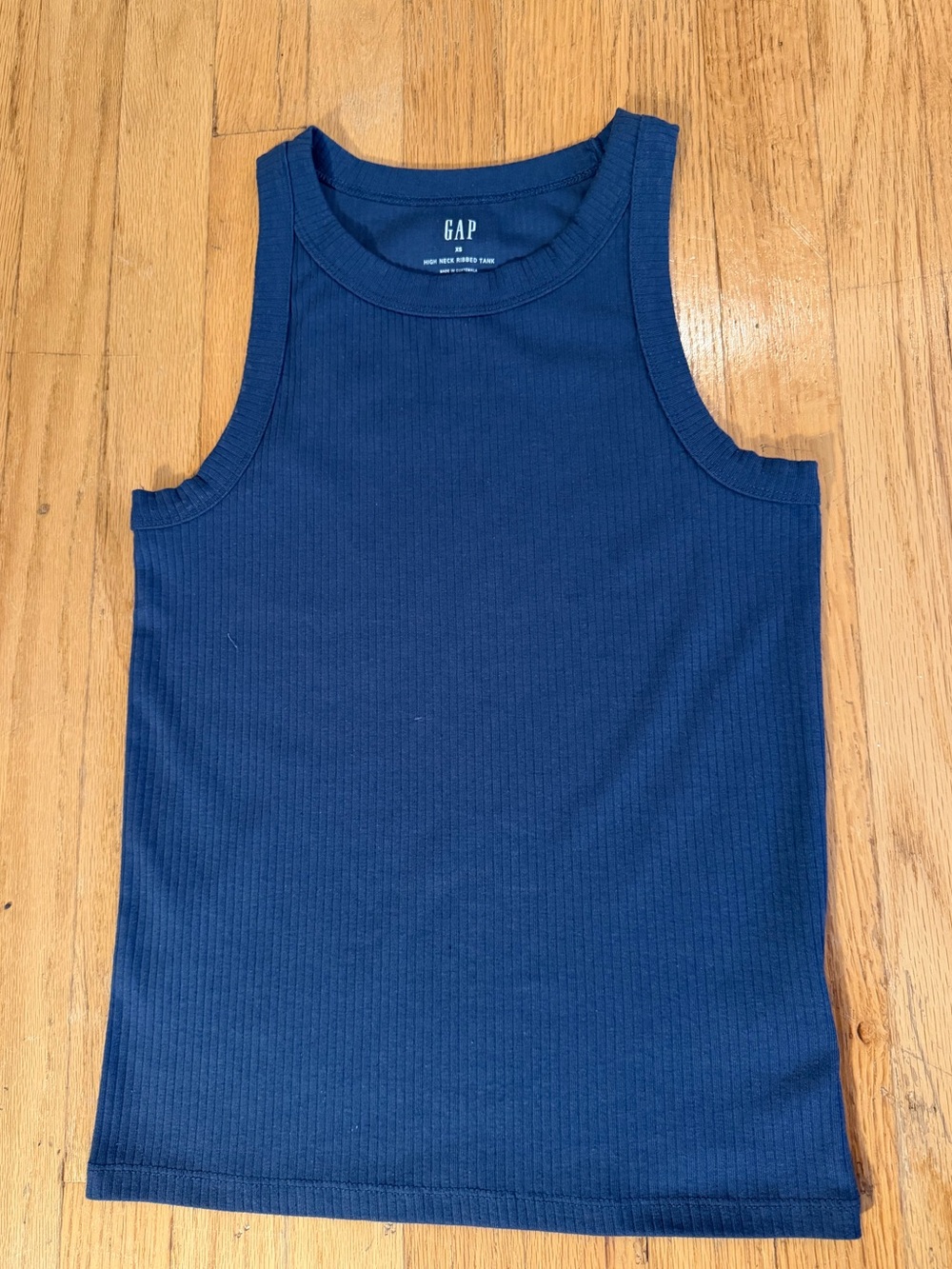 Gap Navy Blue Ribbed Tank Top Size XS